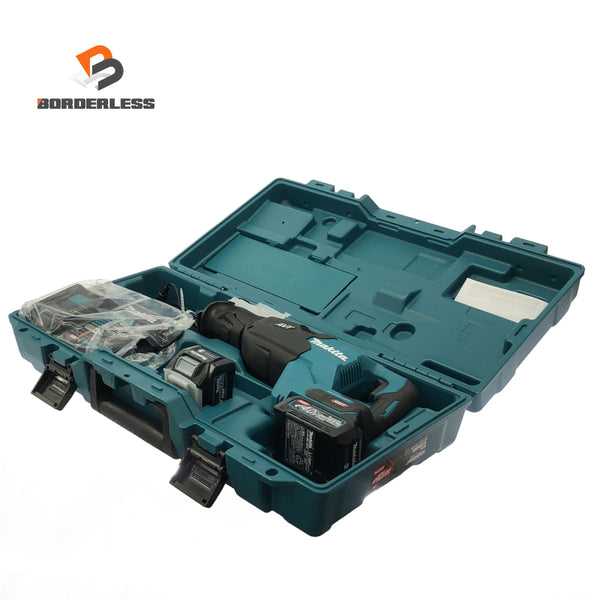 ☆未使用品☆makita マキタ 40Vmax 充電式レシプロソー JR002GRDX バッテリ2個(2.5Ah) 充電器 ケース付 コードレスセーバソー134863 - 1