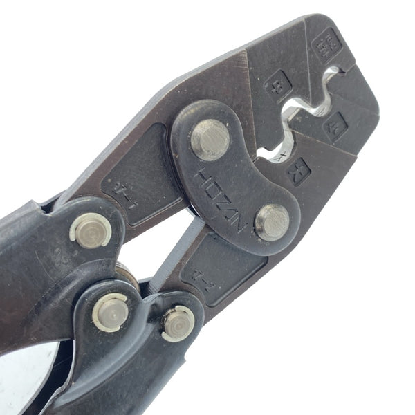 ☆中古品☆HOZAN ホーザン 圧着工具 P-77 リングスリーブ用 手動式 圧着機 ハンドプレス 圧着ペンチ 電工工具118504 - 9