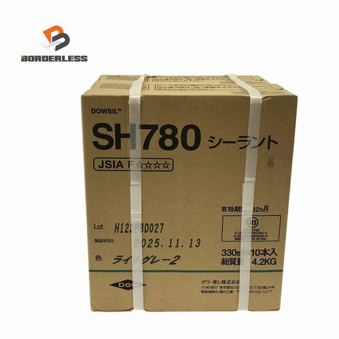 ☆未使用品2ケースセット☆ダウ・東レ株式会社 シーラント ライトグレー2 SH780  330ml×10本入×2ケースセット コーキング材 内装132923