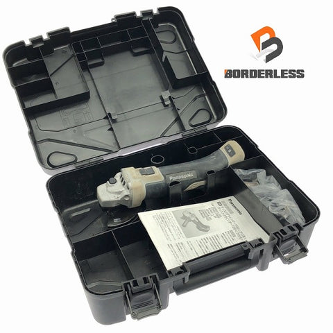 ☆中古品☆Panasonic パナソニック 14.4V/18V 100mm 充電ディスクグラインダー100 EZ46A1 本体＋ケース付 充電式 コードレス - 0