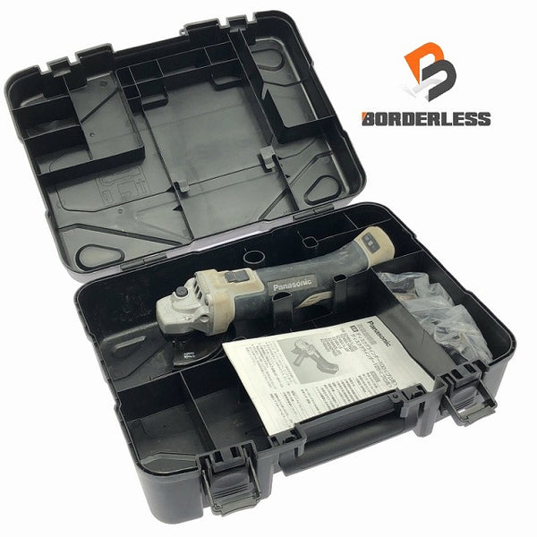 ☆中古品☆Panasonic パナソニック 14.4V/18V 100mm 充電ディスクグラインダー100 EZ46A1 本体＋ケース付 充電式 コードレス - 2