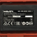 ☆中古品☆HILTI ヒルティ 22V 充電式アングルグラインダー AG 4S-A22-125 バッテリー2個（22V3.0Ah) 充電器 ケース付 - 8