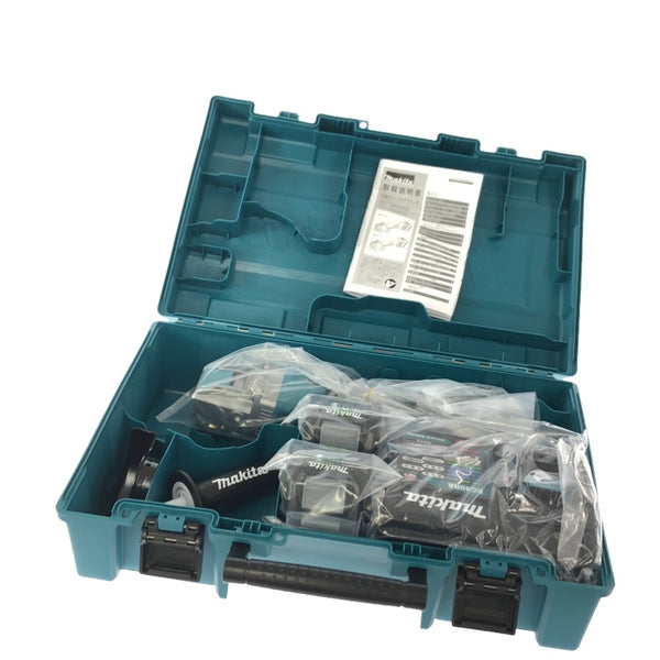 ☆未使用品☆makita マキタ 100mm 40Vmax 充電式ディスクグラインダ GA045GRMX バッテリー2個(40Vmax 4.0Ah) 充電器 ケース付135249 - 3