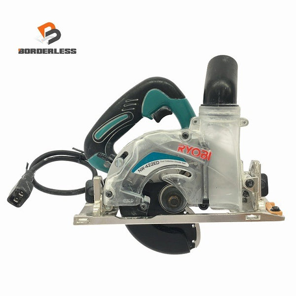 ☆比較的綺麗☆RYOBI リョービ 125mm 電子集じん丸ノコ NW-422ED ショートコード 集塵 丸のこ 丸鋸 マルノコ 切断機135893 - 1