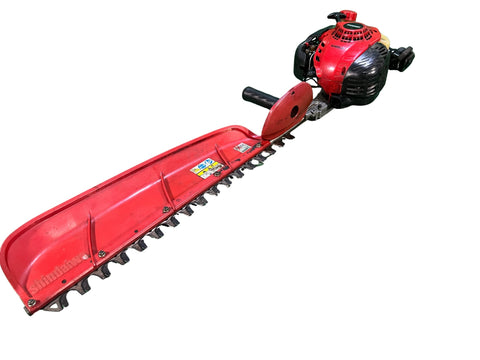 ☆中古品☆SHINDAIWA 新ダイワ エンジンヘッジトリマー HT2210S-750B 刈込幅589mm 片刃タイプ エンジン式 生垣バリカン やまびこ131602 - 0