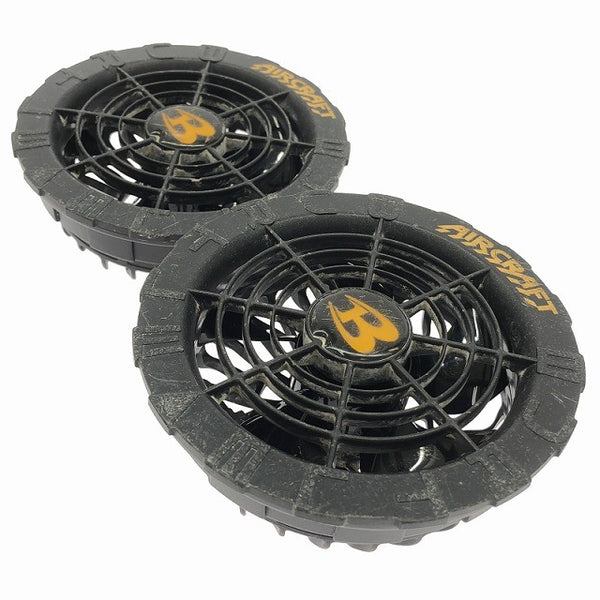 ☆中古品セット☆BURTLE バートル 22V エアークラフト専用バッテリー AC08 ファンユニット AC08-1 空調作業服用 京セラ137459 - 3