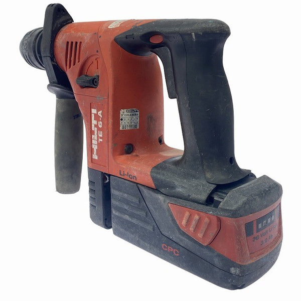 ☆中古品☆HILTI ヒルティ 充電式ロータリーハンマドリル TE6-A バッテリ3個(36V3.0Ah) 充電器 ケース付 ハンマードリル 電動工具131363 - 7