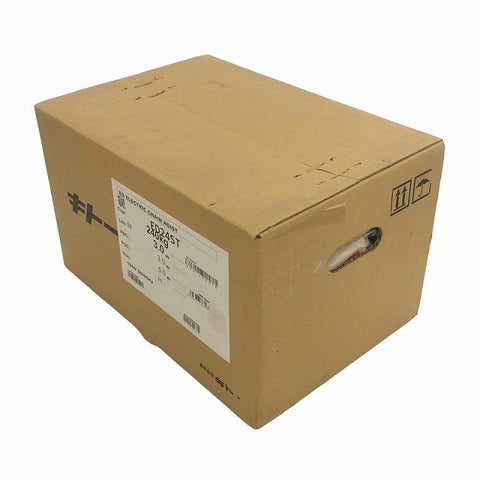 ☆未使用品☆ KITO キトー 100V 電動チェーンブロック ED24ST 荷重240kg 揚程3m ウインチ ホイスト - 0
