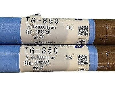 ☆未使用品2箱セット☆神戸製鋼 コベルコ TIG溶接棒 TG-S50 Φ2.4mm×1000mm 5kg ティグ溶接棒 溶加棒 TIG溶接用115158 - 6