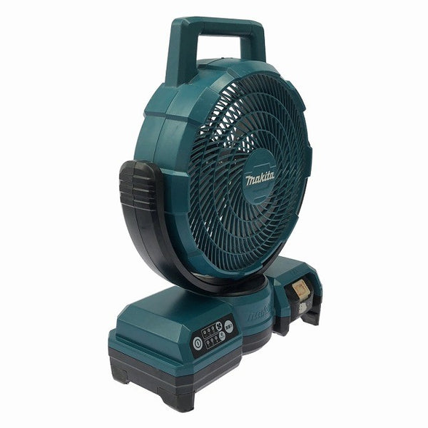 ☆中古品☆makita マキタ 14.4V/18V/100V 充電式ファン CF203D 青 バッテリ1個(18V6.0Ah) ACアダプタ付 コードレス 扇風機118322 - 3