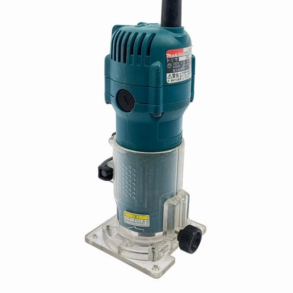 ☆中古品☆makita マキタ 100V  電子トリマー 3707FC チャック孔径6mm コード式 ルーター 木材加工 トリミング 穴あけ 面取り130188 - 4