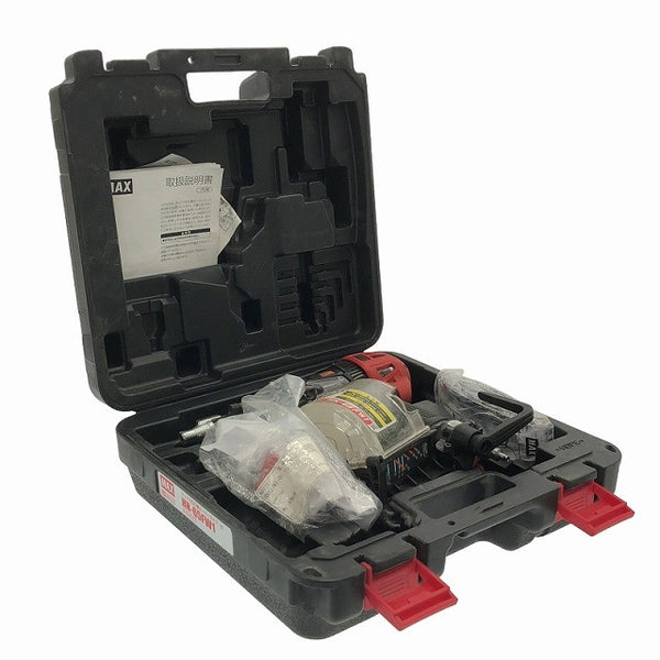 ☆中古品☆MAX マックス 65mm 高圧 コイルネイラ HN-65FW1 ケース付 型枠用モデル コンタクトップ エア釘打機 エア釘打ち機117296 - 2