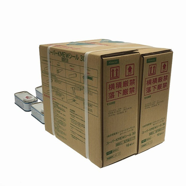 ☆未使用品20本セット☆Kmew 1成分変形シリコーンシーラント スーパーKMEWシール 30 1箱/10本×2 合計20本セット プライマー付117226 - 5