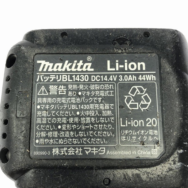 ☆中古品☆makita マキタ 14.4V 3.0Ah 純正 リチウムイオンバッテリー BL1430 リチウムイオン電池 蓄電池 充電池133224 - 10