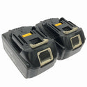 ☆中古品 5点セット☆makita マキタ 18V 6.0Ah 純正 リチウムイオンバッテリー BL1860B×4台 急速充電器 DC18RF136119 - 3