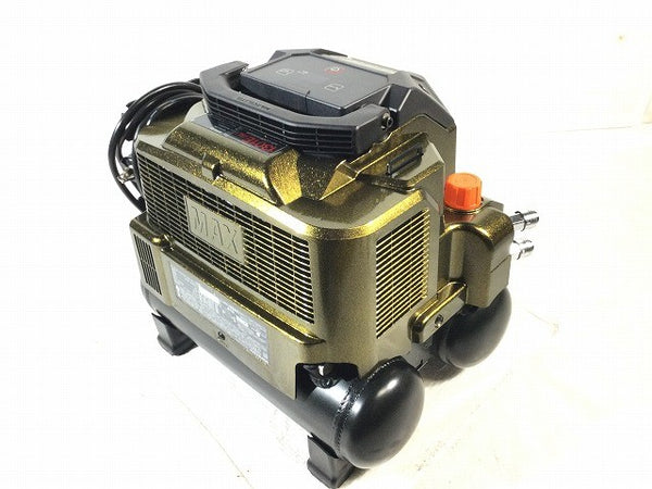 ☆未使用品☆MAX マックス 100V 8L 高圧/常圧 スーパーエアコンプレッサー AK-HL1301E アンバーオリーブ エア工具 大工道具134127 - 5