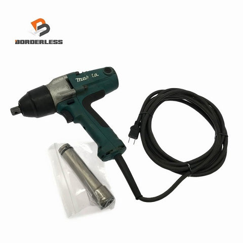 ☆中古品☆makita マキタ 100V インパクトレンチ TW0250 250N･m 角ドライブ12.7mm コード式 締め付け 電動工具123889