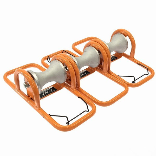 ☆極美品3個セット☆IKURA イクラ 育良精機 ケーブルコロ ISS-1 (110)R  ローラー幅110mm 金車 滑車 通線工具 延線ローラー - 5