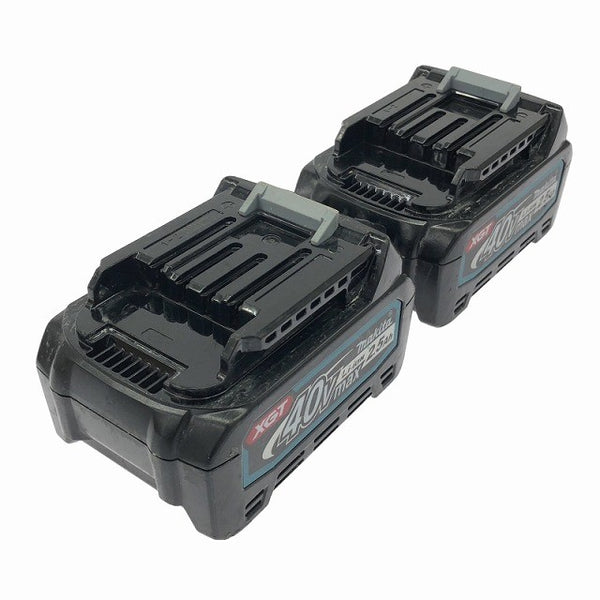 ☆中古品2個セット☆ makita マキタ 40Vmax 2.5Ah 純正リチウムイオンバッテリー BL4025 リチウムイオン電池 蓄電池 充電池115466 - 4