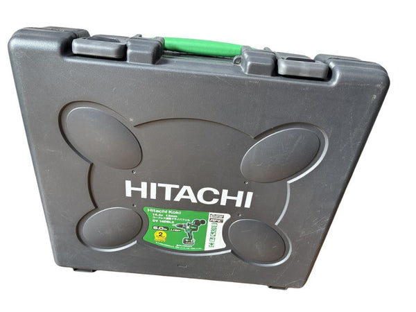 ☆極美品☆HITACHI 日立工機 14.4V コードレス振動ドライバドリル DV14DBL2 (2LYPK)  バッテリー2個(14.4V 6.0AH) 充電器 ケース115596 - 10