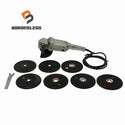 ☆中古品☆HITACHI 日立工機 100V 180mm 電気ディスクグラインダー PD-180A レヂノックス180mm砥石7枚付 研磨 研削 - 1