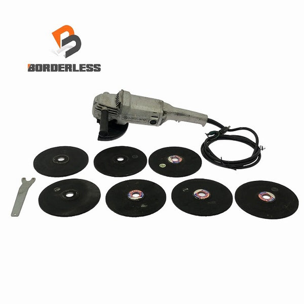 ☆中古品☆HITACHI 日立工機 100V 180mm 電気ディスクグラインダー PD-180A レヂノックス180mm砥石7枚付 研磨 研削 - 1