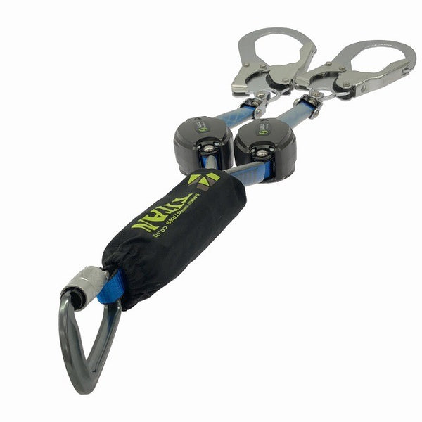 ☆未使用品☆TITAN タイタン 動ベルト兼用巻取タイプ1ランヤード/ダブル HL-HW-130 墜落制止用器具の規格適合品133295 - 4