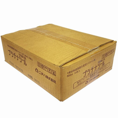 ☆未使用品☆NICHIHA ニチハ 1成分系超高耐久変成シリコーン系 プラチナシール 500ｍl/10本 有効期限 26/07/23 建設 - 0