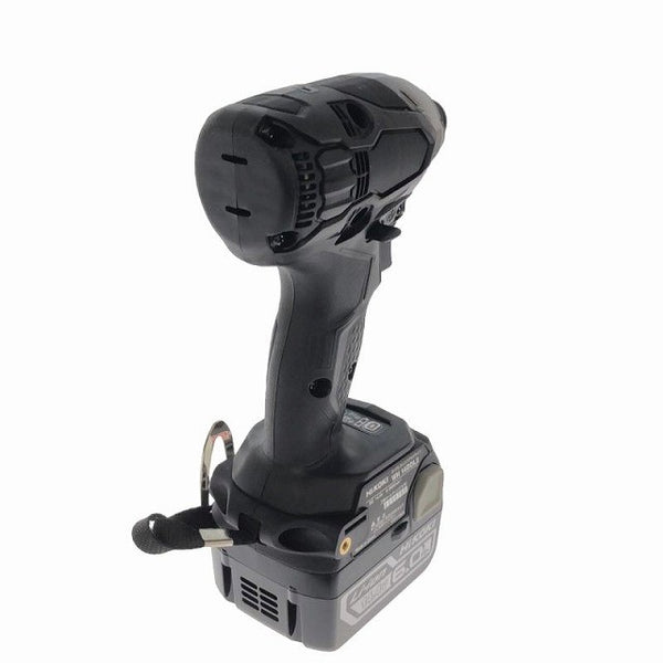 ☆未使用品☆HiKOKI ハイコーキ 14.4V コードレスインパクトドライバー WH14DDL2(2LYPK)(B) 黒 バッテリ2個(6.0Ah) 充電器 ケース付118109 - 6