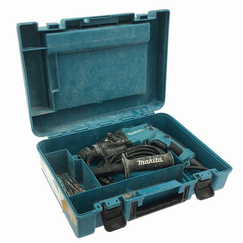 ☆中古品☆makita マキタ 100V 18mm ハンマドリル HR1830F ケース付 SDSプラス コード式 ハンマードリル 穴あけ 穿孔137070 - 0