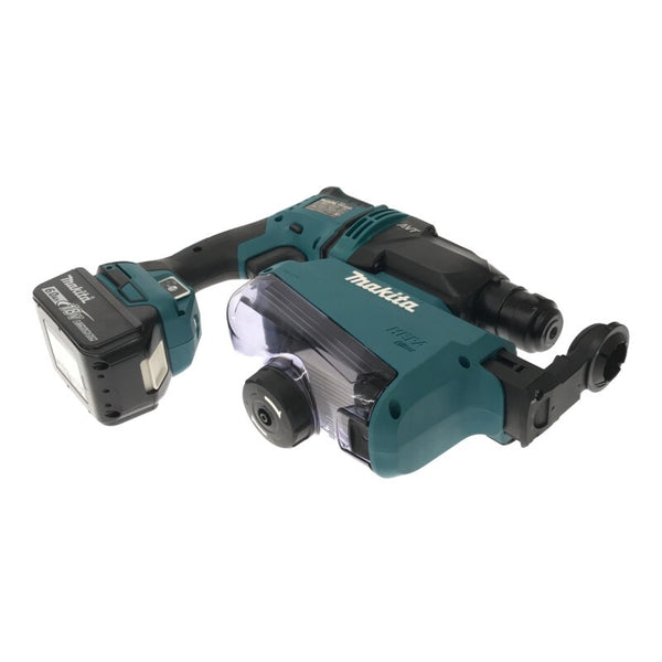 ☆未使用品☆makita マキタ 18V 18mm 充電式ハンマドリル HR182DRGXV バッテリ2個(6.0Ah) 充電器 集じんシステム ケース付121185 - 5