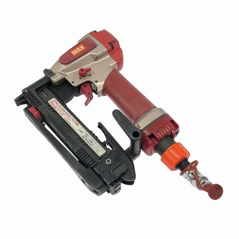 ☆中古品☆MAX マックス 高圧 ステープル用エアネイラ HA-R25/725M 幅7mm 長さ25mm エアタッカー エアータッカー エア工具 - 0