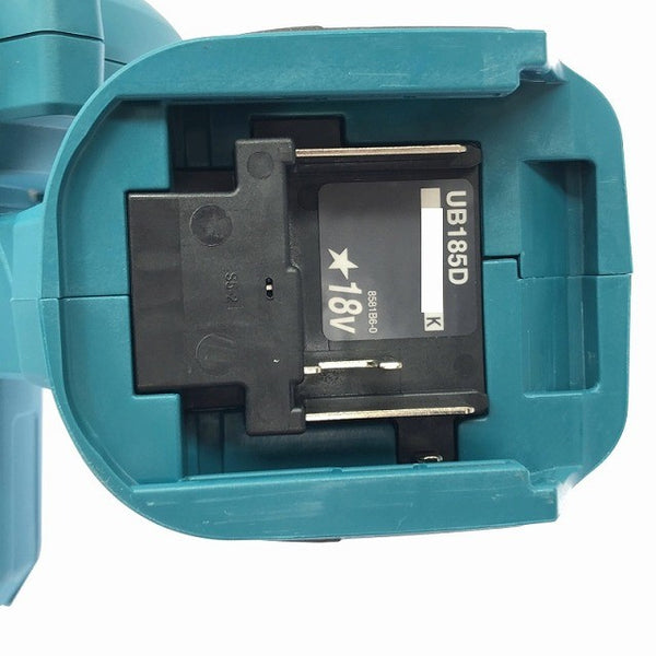 ☆比較的綺麗☆makita マキタ 18V 充電式ブロワー UB185D 本体＋ノズル コードレス バッテリー式 ブロアー 送風機 吹き飛ばし124123 - 9