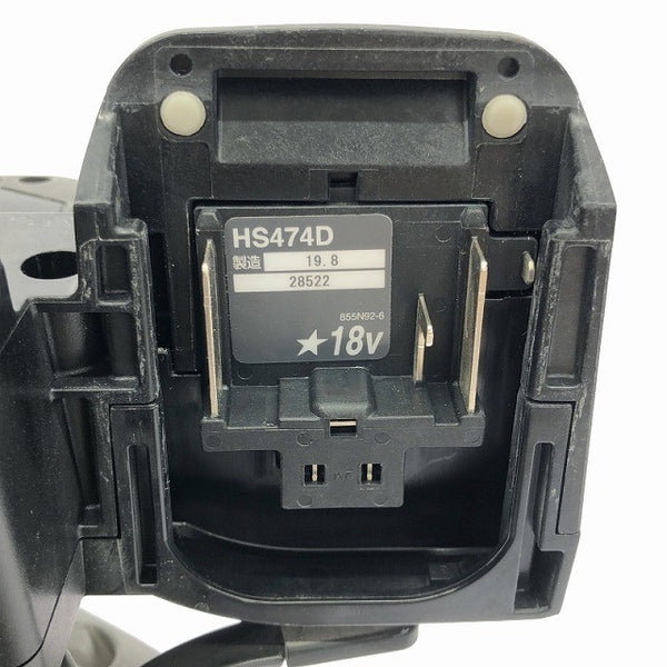 ☆中古品☆makita マキタ 18V 125mm 充電式マルノコ HS474D 黒 コードレス丸のこ 丸ノコ 丸鋸 木工用 切断機136874 - 8