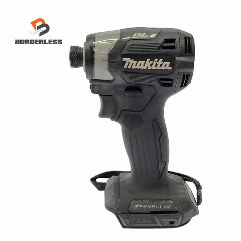 ☆中古品☆makita マキタ 18V 充電式インパクトドライバ TD173DZB 黒/ブラック 本体のみ コードレス 締付け 電動工具132147