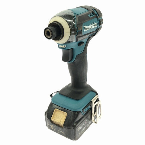 ☆中古品☆makita マキタ 18V 充電式インパクトドライバ 型番不明 バッテリー(18V 6.0Ah) 電動工具 締め付け137049 - 0