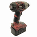 ☆中古品☆SHINANO 信濃 18V 12.7mm角 (1/2”) コードレスインパクトレンチ SI-165W バッテリー2個(18V 2.0Ah) 充電器 ケース付124769 - 6