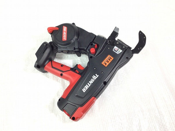 ☆未使用品☆MAX マックス 14.4V 鉄筋結束機 ツインタイア RB-610T-B2C/1450A バッテリー2個(14.4V 5.0Ah) 充電器付 ツインタイヤ114627 - 6