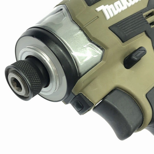 ☆未使用品☆ makita マキタ 18V 充電式インパクトドライバ TD173DZK オリーブ 本体+説明書+ケース117686 - 8