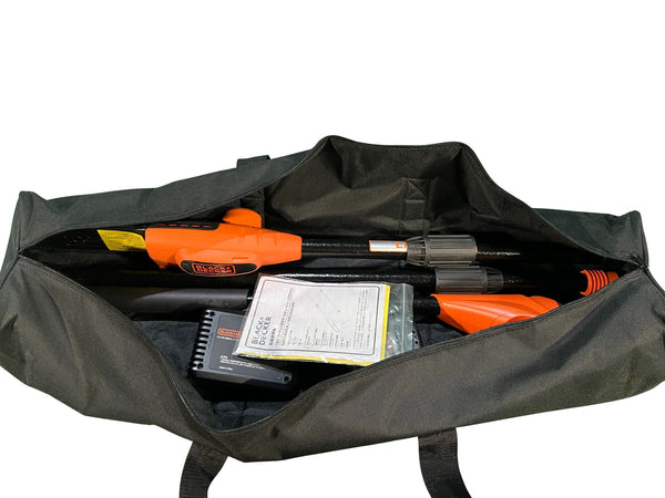 ☆美品☆BLACK+DECKER ブラック＆デッカー 18V コードレス高枝ポールチェーンソー GPC1820LN バッテリー1個 充電器 ケース付128663 - 10