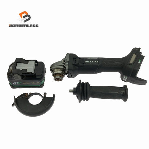 ☆中古品☆HIKOKI ハイコーキ 36V コードレスディスクグラインダー G3610DC 本体+バッテリ1個(BSL36A18X)付 充電式122398