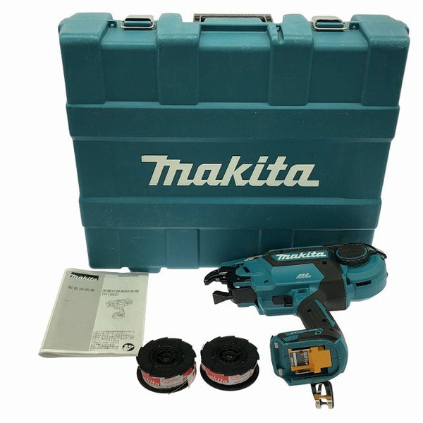 ☆中古比較的綺麗☆makita マキタ 18V 鉄筋結束機 TR180D 本体＋ワイヤー＋ケース付 コードレス バッテリー式134031 - 3