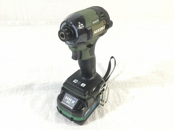 ☆未使用品☆ HIKOKI ハイコーキ 36V コードレスインパクトドライバー WH36DD(2XHGSZ)フォレストグリーン フルセット128833 - 4