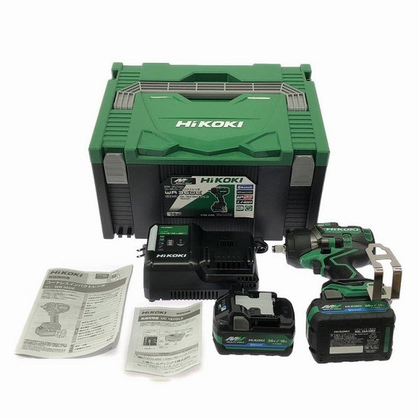 ☆未使用品☆ HiKOKI ハイコーキ 36V コードレスインパクトレンチ WR36DE 2XPSZ マルチボルト フルセット124160 - 3