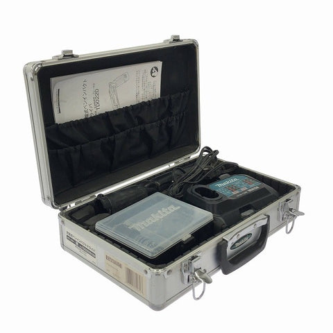 ☆中古品☆makita マキタ 7.2V 充電式ペンインパクトドライバ TD022DSHXB バッテリー2個(7.2V 1.5Ah) 充電器 ケース付124425 - 0
