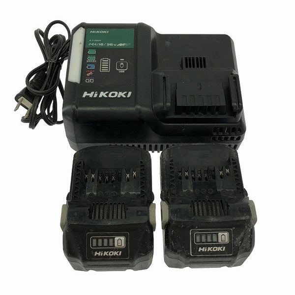 ☆中古品☆HiKOKI ハイコーキ コードレスインパクトドライバ WH36DD 赤 バッテリ2個(BSL36A18) 充電器(UC18YDL2)132579 - 10