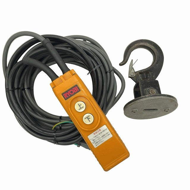 ☆中古品☆RYOBI リョービ 100V 小型ウインチ WI-125 最大吊揚荷重