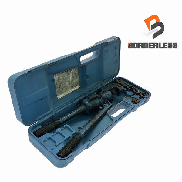 ☆中古品☆IZUMI イズミ 泉精器 手動油圧式工具15号 ダイス7個付き 配線用 電線圧着工具 - 2