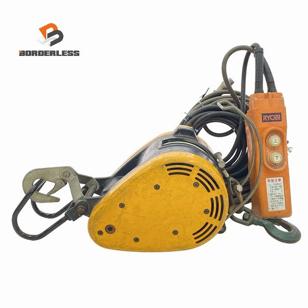 ☆中古品☆RYOBI リョービ 100V 電動ウインチ W1-61C 荷重60Kg 揚程30ｍ  吊下げ型 電動ウインチ 電動ウィンチ 工具 ウインチ125981 - 1