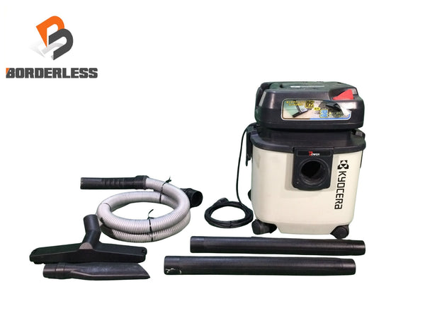 ☆中古品☆KYOCERA 京セラ 100V 集じん機 VC-1100 ホース付 乾湿両用 乾燥15L 液体12L 集塵機 掃除機 バキュームクリーナー136254 - 1